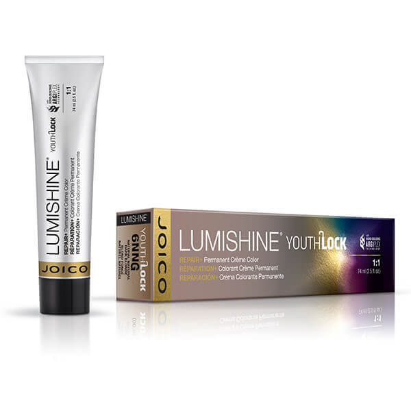 Joico Lumishine permanent color Youthlock Farba do włosów z kolagenem i kompleksem odbudowującym włosy Argiplex 74ml